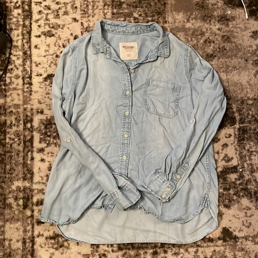 Lightweight Jean button up